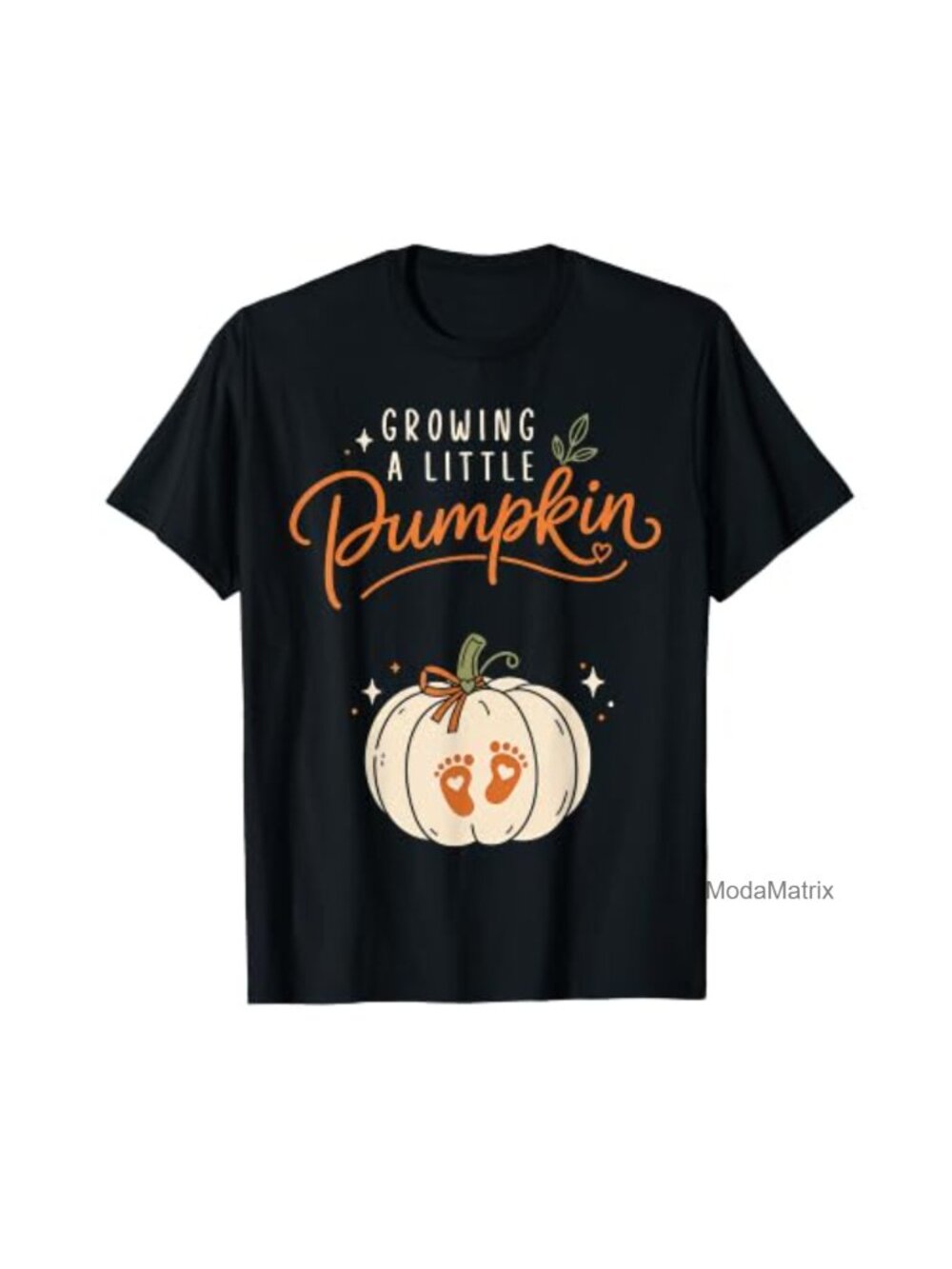 Pregnancy Thanksgiving T-Shirt Growing A Little Pumpkin Tee